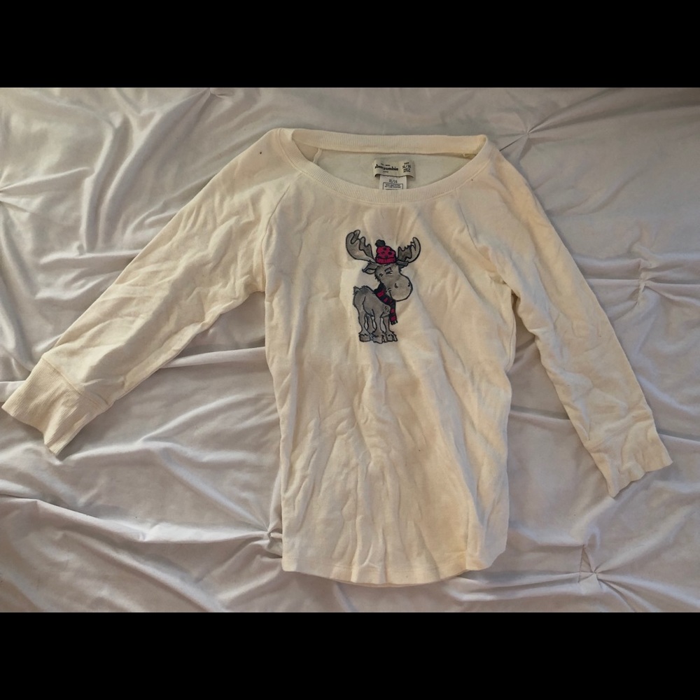 Abercrombie kids Christmas pajama shirt